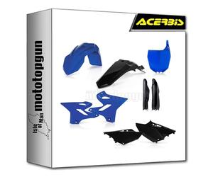acerbis 0017875.316 kit cache carenage noir bleu compatible avec yamaha yz 125 2015 2016 2017 mototopgun