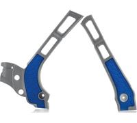 Acerbis 0021669 Yamaha, Protecteur de cadre X-Grip Argent/Bleu Argent/Bleu