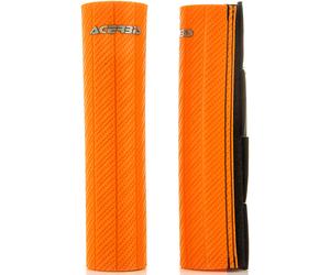 Acerbis 0021750, couvercles de fourche Orange Orange