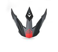 ACERBIS 0022315.295 Visière Supérieur Flip FS-606 Gris/Rouge