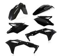 ACERBIS 0022377.090 Set Carénage Plastique pour Kawasaki Kxf 250 2017 Noir