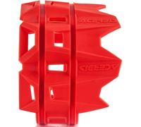 Acerbis 0022754, protecteur silencieux Rouge Rouge