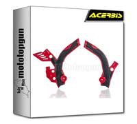 acerbis 0022894.349 x-grip protecteur de cadre rouge noir compatible avec beta rr 300 2t racing 2013 2014 2015 2016 2017 2018 2019 mototopgun