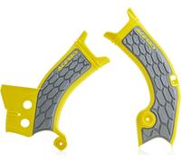 Acerbis 0023070 Suzuki, Protecteur de cadre X-Grip Jaune/Gris Jaune/Gris