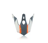 ACERBIS 0023308.207 Visière Casque Acier Jr Orange / Gris