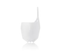 ACERBIS 0023490.030 Support Numéro Avant Blanc Pour Yamaha YZ 250 2002