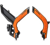 Acerbis 0023599 KTM, Protecteur de cadre X-Grip Noir/Orange Noir/Orange