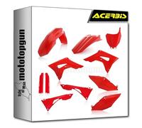 acerbis 0023615.110 kit cache carenage rouge compatible avec honda crf 450 r 2019 2020 mototopgun