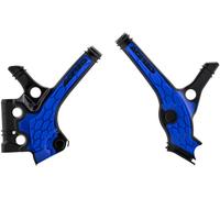 Acerbis 0023677 Yamaha, Protecteur de cadre X-Grip Noir/Bleu Noir/Bleu