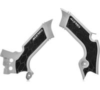 Acerbis 0023693 Kawasaki, Protecteur de cadre X-Grip Gris/Noir Gris/Noir