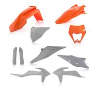 ACERBIS 0024054.207 Kit Complet Plastiques Exc/Exc-F 20 Orange/Gris