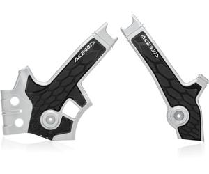 Acerbis 0024288 Suzuki DR650, Protecteur de cadre X-Grip Argent/Noir Argent/Noir