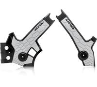 Acerbis 0024288 Suzuki DR650, Protecteur de cadre X-Grip Noir/Argent Noir/Argent
