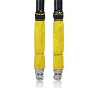 Acerbis 0024421.060 Z Z-Mud Fourchette Guêtres, Jaune, 46mm/49mm Ø, Lot de 2