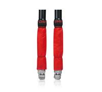 Acerbis 0024421.110 Z Z-Mud Fourchette Guêtres, Rouge, 46mm/49mm Ø, Lot de 2