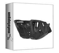 acerbis 0026174.090 sabot moteur noir compatible avec honda transalp xl750 2023 2024 mototopgun