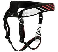 Collier de protection du cou stabilisateur moto Acerbis adulte noir/rouge