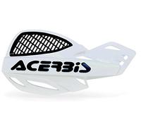 Acerbis 2072670002 Protège-mains ventilés Uniko, blanc/noir
