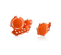 ACERBIS 2X Cache-Carter Gauche Orange 2 16 Pour Husqvarna FX 450 2020-2022