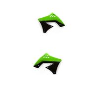 ACERBIS 2X Côtés De Radiateur Noir Vert Pour Kawasaki 250 KX F 2009-2012