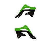 ACERBIS 2X Côtés De Radiateur Vert Noir Pour Kawasaki 450 KX F 2012-2015
