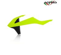 ACERBIS 2X Lati Radiateur Jaune Fluo Noir Pour KTM 125 SX 2T 2016-2018