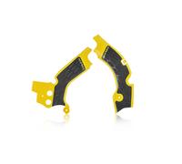ACERBIS 2X Housse De Cadre X-Grip Jaune Noir Pour Suzuki 450 RMZ 4T 2008-2017