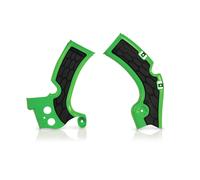 ACERBIS 2X Protections De Cadre X-Grip Vert Pour Kawasaki 450 KX F 2009-2018