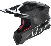 Acer irstrike-C Carbon Casque de motocross, Noir/Blanc, Taille M (57/58)