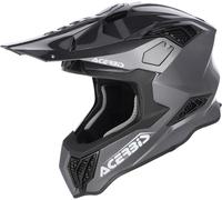 Acer irstrike-X Casque de motocross, argent/gris, Taille M (57/58)