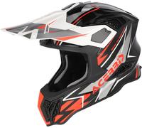 Acer irstrike-X Graphic Casque de motocross, noir/orange/argent, Taille XL (61/62)