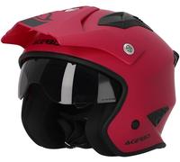 Acerbis Aria 2023 Solid Casque Jet, rouge, taille L pour homme