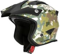 Acerbis Aria Camo, casque ouvert M Mat Olive/Marron/Vert/Blanc Mat Olive/Marron/Vert/Blanc