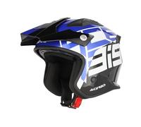 Acerbis Aria Graphic Casque Jet Noir/Bleu XL