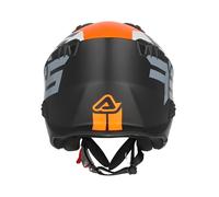 Acerbis Aria Graphic Casque Jet Orange Fluo / Noir XL