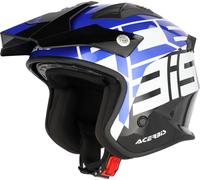 Acerbis Aria Graphic, casque ouvert S Noir/Bleu/Blanc Noir/Bleu/Blanc