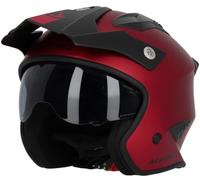 Acerbis Aria Metallic Casque Jet (Red Matt,XL (60))