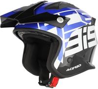 Acerbis Casque jet Aria Graphic XL Noir/Bleu/Blanc