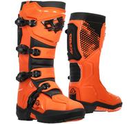 Acerbis Artiglio Bottes de motocross, noir-orange, taille 44 pour homme