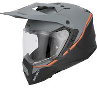 Acerbis Assault, casque d aventure XS Mat Gris/Noir/Orange Mat Gris/Noir/Orange