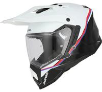 Acer ssault Graphic Casque d’enduro, Blanc/Noir, Taille L (59/60)