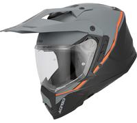 Acer ssault Graphic Casque d’enduro, noir mat/orange, Taille S (55/56)