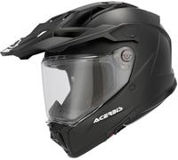 Acerbis Attack, casque d aventure S Noir Mat Noir Mat