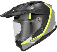 Acer ttack Graphic Casque d’enduro, noir mat/jaune, Taille M (57/58)