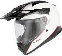 Acerbis Attack Logo Casque d’enduro, noir-blanc, taille M pour homme