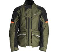 Acerbis X-Rover veste textile de moto impermÃ©able, vert-orange, taille L