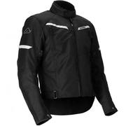 Acerbis X-Street, veste textile imperméable pour femmes M Noir Noir