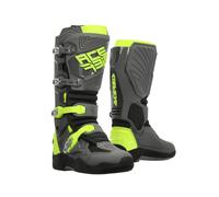 Acerbis Whoops Bottes de motocross, gris-jaune, taille 43 pour homme