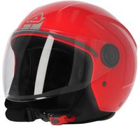 Acerbis Brezza Casque jet, rouge, taille M pour homme