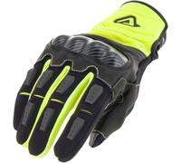 Acerbis Carbon G 3.0 Gants de moto, jaune/noir, Taille S